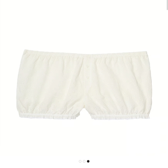 NWT PINK White Eyelet shorts - Picture 5 of 7